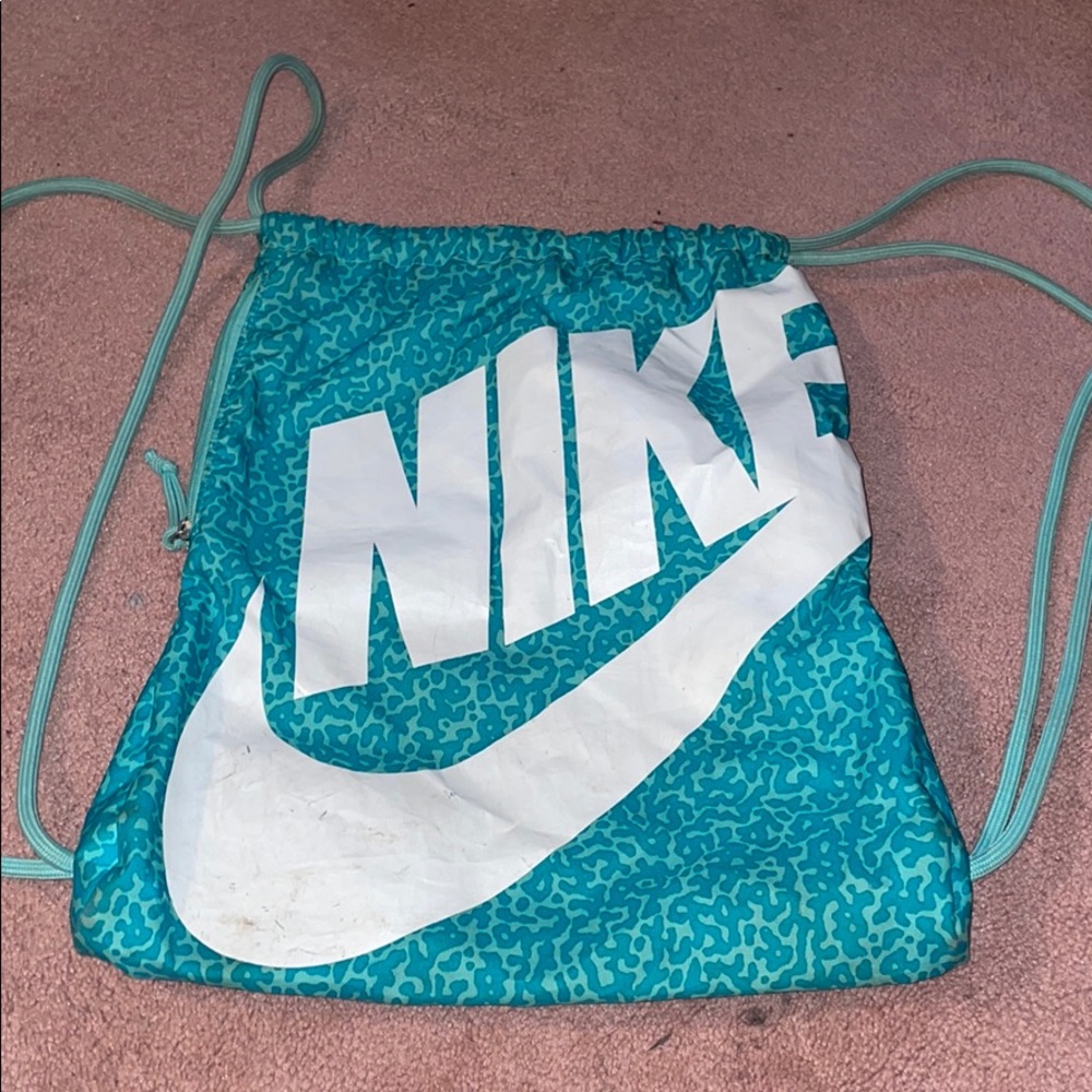 NIKE Drawstring real cheetah print bag